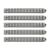 DV8 Offroad D-JP-190028-AL-5 Jeep JK 4 Door Handle Inserts, 5 Pcs, Silver